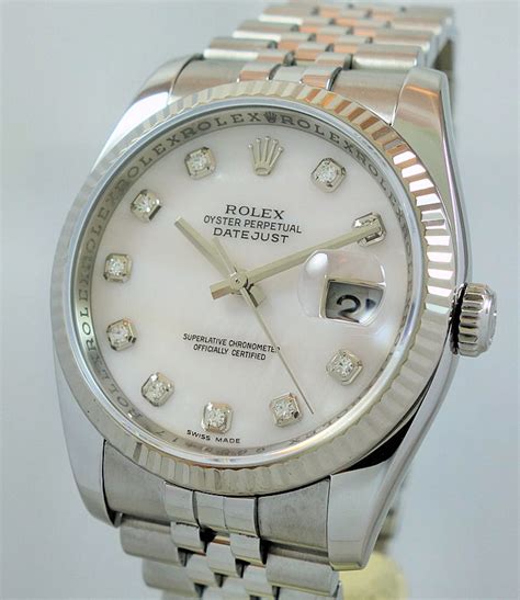 rolex mother of.pearl|rolex datejust 36mm on wrist.